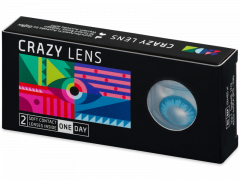 CRAZY LENS - White Walker - plano (2 daily coloured lenses)