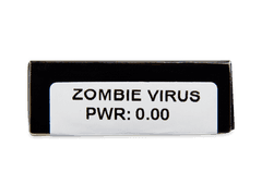 CRAZY LENS - Zombie Virus - plano (2 daily coloured lenses)