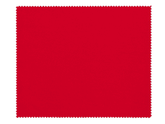 Cleaning cloth for glasses - red