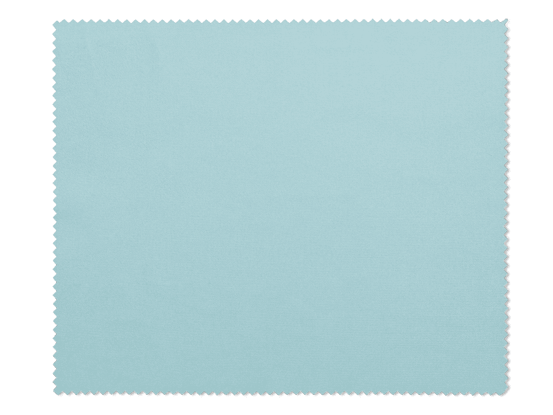 Cleaning cloth for glasses - light blue 