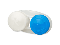 Antibacterial lens case - blue 