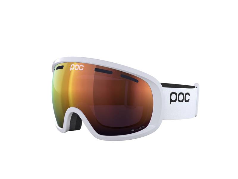 Ski goggles POC Fovea Clarity Hydrogen White/Spektris Orange 