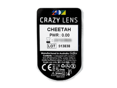 CRAZY LENS - Cheetah - plano (2 daily coloured lenses)