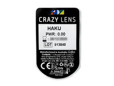 CRAZY LENS - Haku - plano (2 daily coloured lenses)
