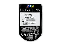 CRAZY LENS - Haku - plano (2 daily coloured lenses)