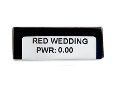 CRAZY LENS - Red Wedding - plano (2 daily coloured lenses)