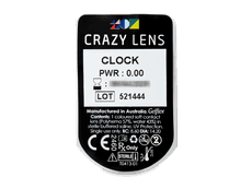 CRAZY LENS - Clock - plano (2 daily coloured lenses)