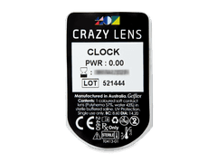 CRAZY LENS - Clock - plano (2 daily coloured lenses)