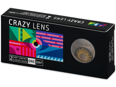 CRAZY LENS - Cheetah - power (2 daily coloured lenses)