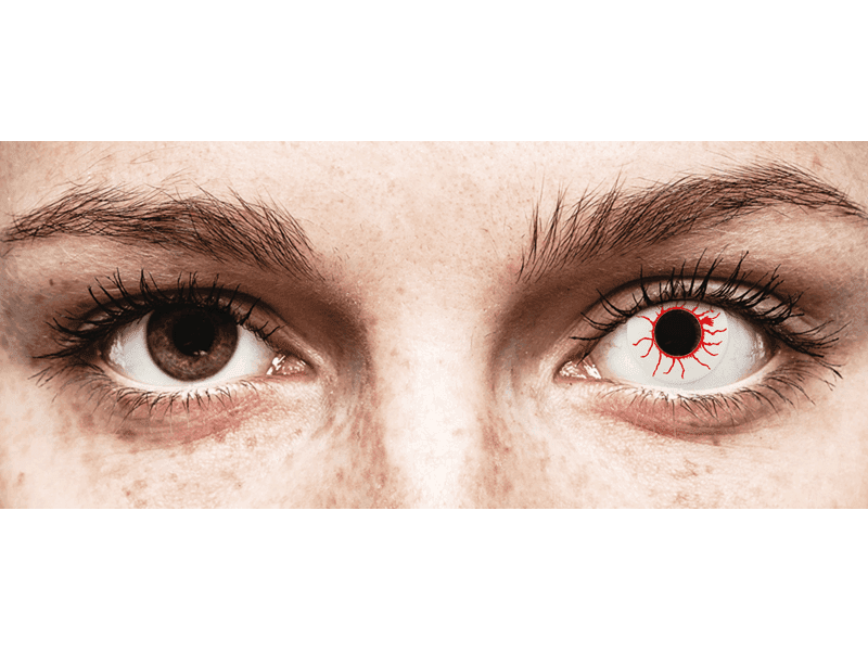 CRAZY LENS - Red Viper - power (2 daily coloured lenses)