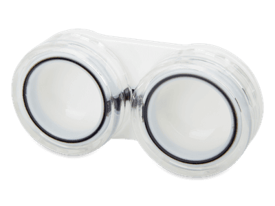 Lens case - transparent black