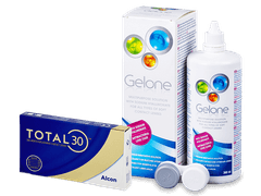 TOTAL30 (3 lenses) + Gelone Solution 360 ml