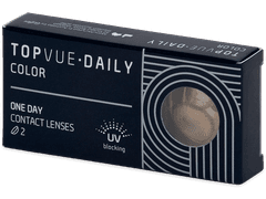 TopVue Daily Color - Brown - power (2 daily coloured lenses)