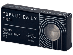 TopVue Daily Color - Grey - power (2 daily coloured lenses)