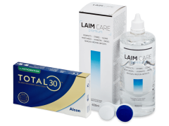 TOTAL30 for Astigmatism (3 lenses) + LAIM-CARE Solution 400 ml