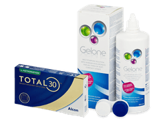 TOTAL30 for Astigmatism (6 lenses) + Gelone Solution 360 ml
