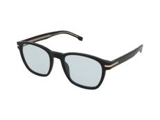 HUGO BOSS BOSS 1505/S Occhiali Da Sole Uomo - Forma Pantos, Lenti Grigie, Montatura In Bio-Acetato Nero - 2