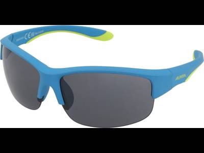 Alpina Flexxy Youth HR Blue Matt-Lime 