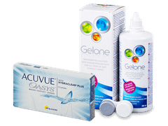 Acuvue Oasys (6 lenses) + Gelone Solution 360 ml