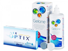 Air Optix Aqua (6 lenses) + Gelone Solution 360 ml
