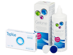 TopVue Monthly (6 lenses) + Gelone Solution 360 ml