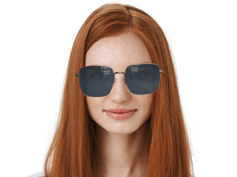 Levi's LV 1007/S Sunglasses Gold Grey / Blue Women's