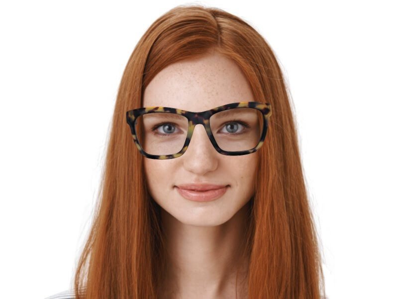 Givenchy GV0112 EPZ Eyeglasses In Yellow Red Havana Givenchy | Accessories | Givenchy Gv12 Epz Eyeglasses In  main image 4